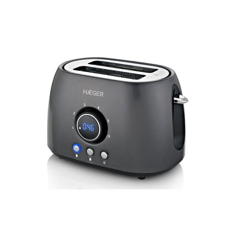 Haeger TO-08D.012A Future Toaster with digital timer 800W