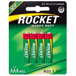 Rocket R03-4BB (AAA) Blister Pack 4pcs