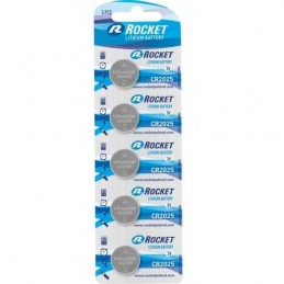 Rocket CR2025-5BB Blister Pack 5pcs.