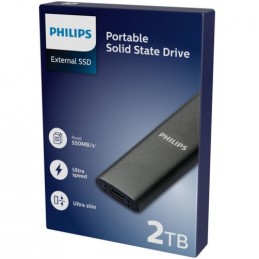Philips External SSD 2TB Ultra speed Space grey