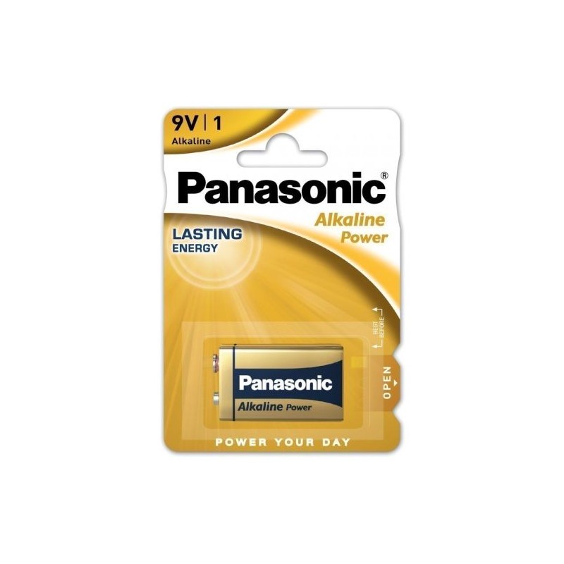 Panasonic 6LR22-1BB (9V) Blister Pack 1pcs