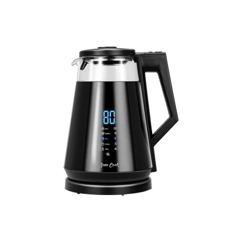 Sam Cook PSC-111/B Electric kettle with temperature control 1.7L 1700W