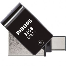 PHILIPS USB 3.1 / USB-C Flash Drive Midnight black 32GB 