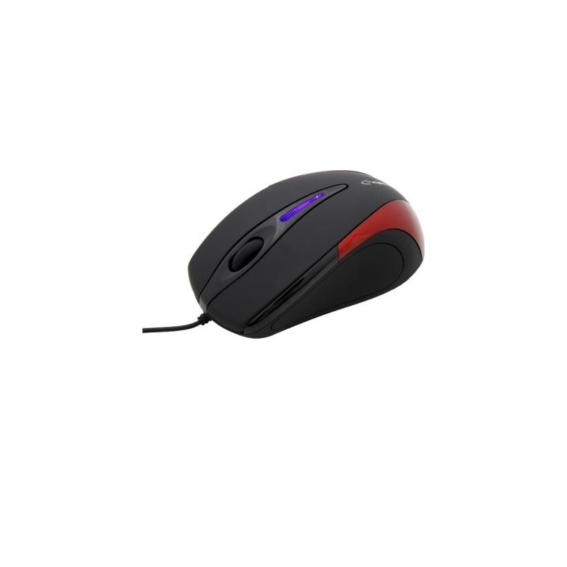 ESPERANZA EM102R SIRIUS 3D WIRED OPTICAL MOUSE USB BLACK/RED