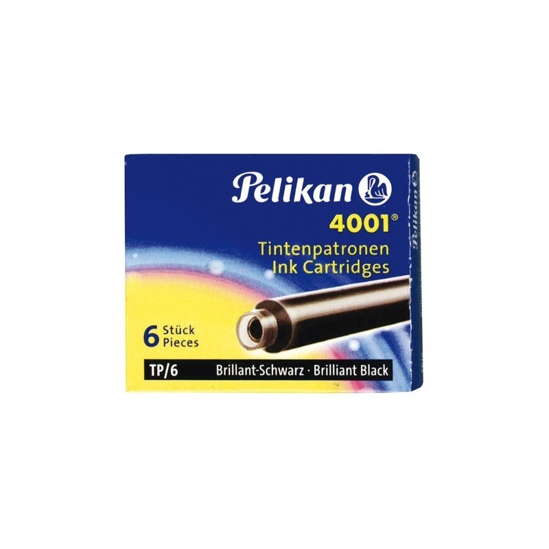 Pelican Ink Cartridges TP / 6 Brilliant Black