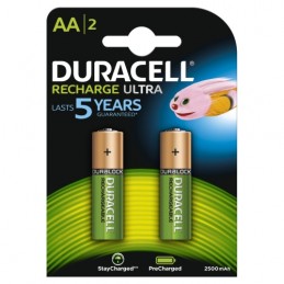 Duracell Precharged HR6 2500MAH ALWAYS READY Blister Pack 2pcs.