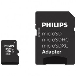 Philips MicroSDHC 32GB class 10/UHS 1 + Adapter