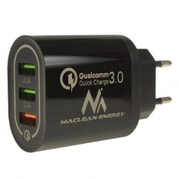 Maclean Energy MCE479B 3xUSB charger QC 3.0