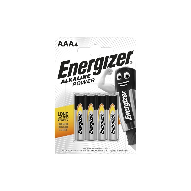 Energizer LR03-4BB Alkaline Power AAA (LR03) BLISTER PACK 4PCS.