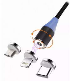 Msonic MLU651 3in1 Micro USB Lightning Type-C magnetic cable