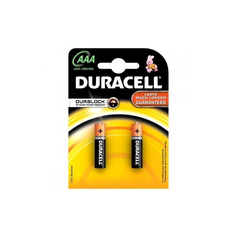 Duracell MN 2400 Basic AAA (LR03) Blister Pack 2pcs