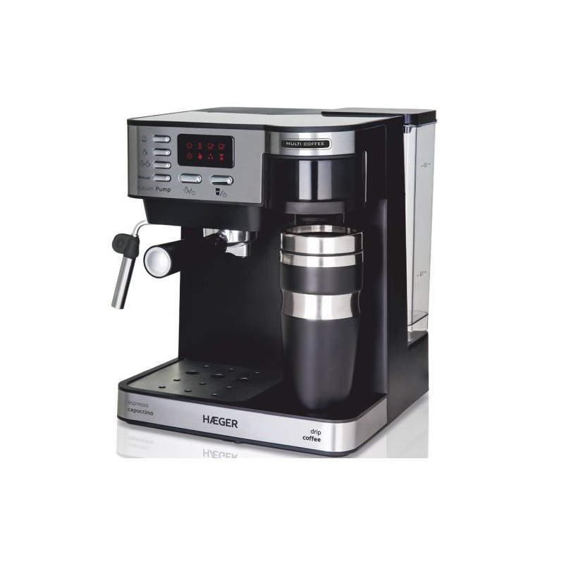 Haeger CM-145.008A Espresso and Filter Coffee Machine 1450 W