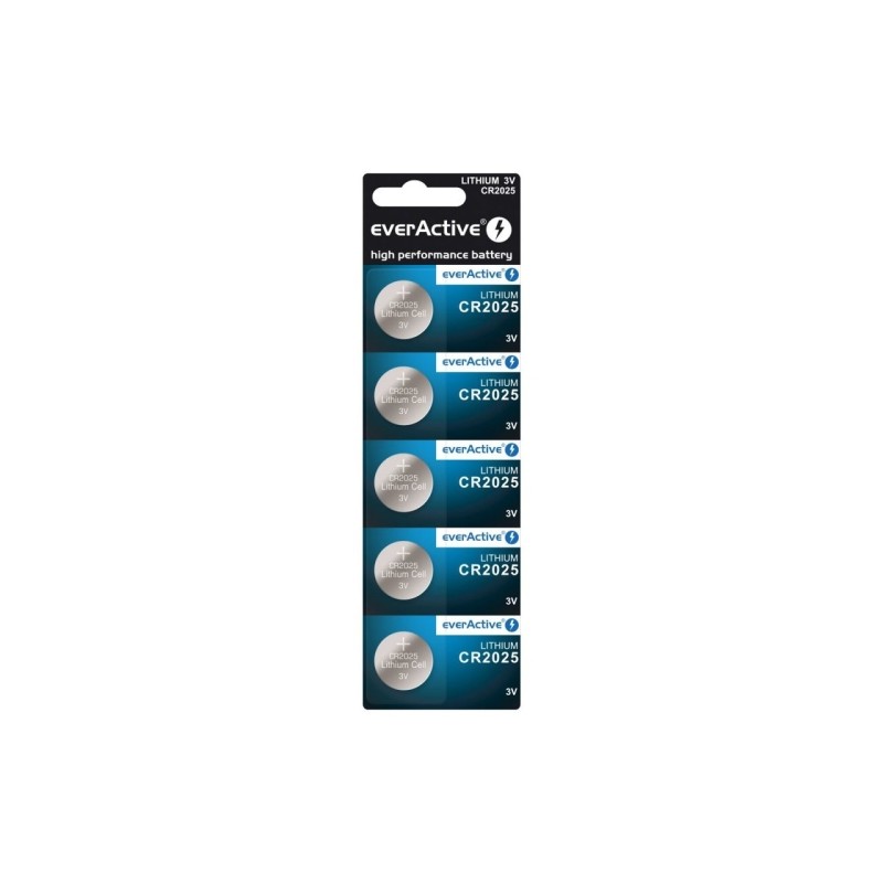 everActive CR2025-5BB Blister Pack 5pcs.