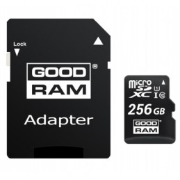 Goodram MICROSDHC 256GB CLASS 10/UHS 1 + ADAPTER