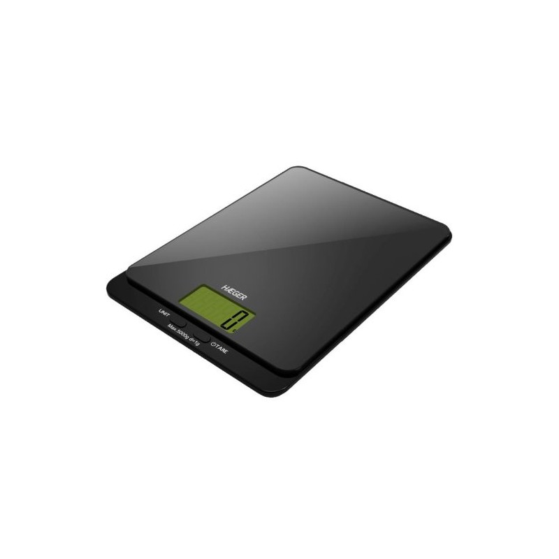 Haeger KS-0050.07A Dark Glass Digital kitchen scale