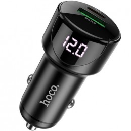 Hoco Z42 Car charger with LED display QC3.0+PD20W