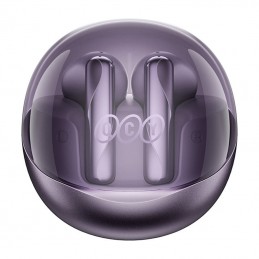 Earphones TWS QCY AilyBuds Clear T32 (purple)