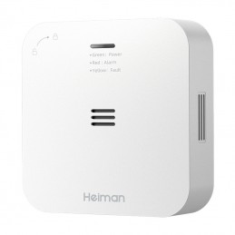 Bezprzewodowy czujnik alarm tlenku węgla Heiman HM-720ES-W Interlinked