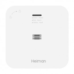 Bezprzewodowy czujnik alarm tlenku węgla Heiman HM-720ES-W Interlinked