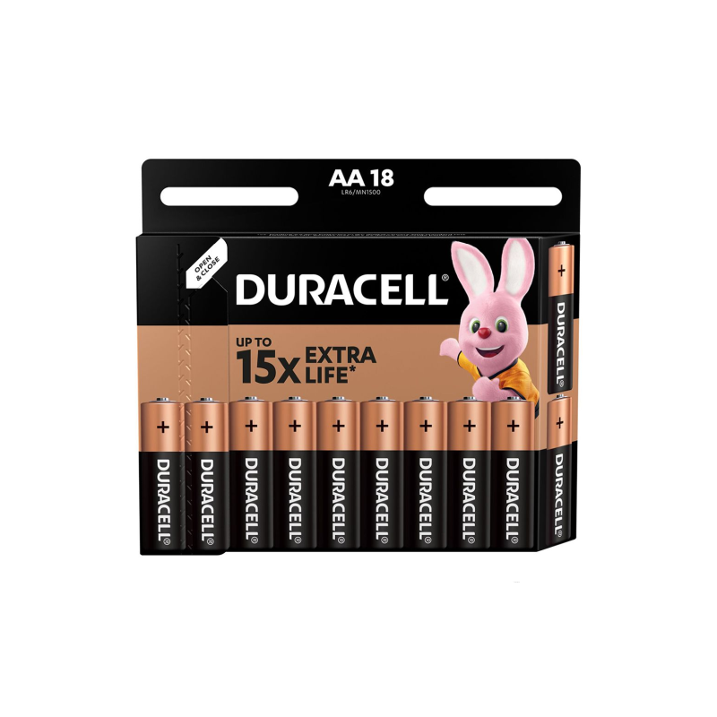 Duracell MN 1500 Basic AA (LR6) Blister Pack 18pcs Duracell MN 1500 Basic AA (LR6) Blister Pack 18pcs