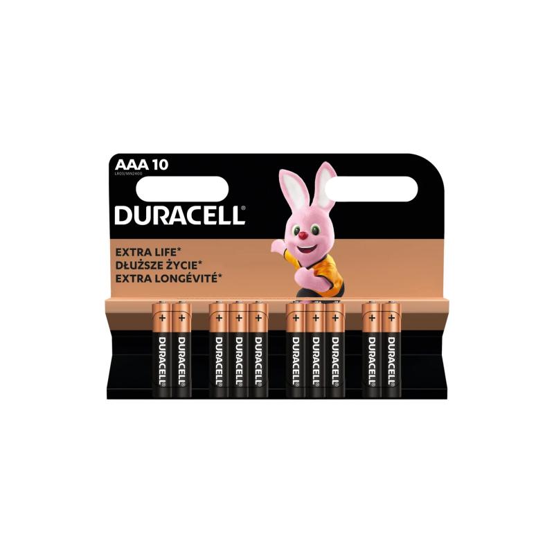 Duracell MN 2400 Basic AAA (LR03) blister pack 10pcs Duracell MN 2400 Basic AAA (LR03) blister pack 10pcs