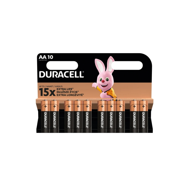Duracell MN 1500 Basic AA (LR6) Blister Pack 10pcs Duracell MN 1500 Basic AA (LR6) Blister Pack 10pcs