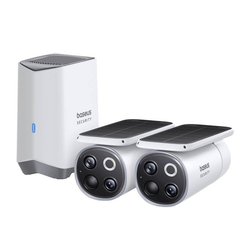 Kamera zewnętrzna Baseus S1 Pro 3K Dual (biała) Kamera zewnętrzna Baseus S1 Pro 3K Dual (biała)