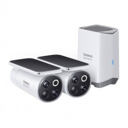 Kamera zewnętrzna Baseus S1 Pro 3K Dual (biała)