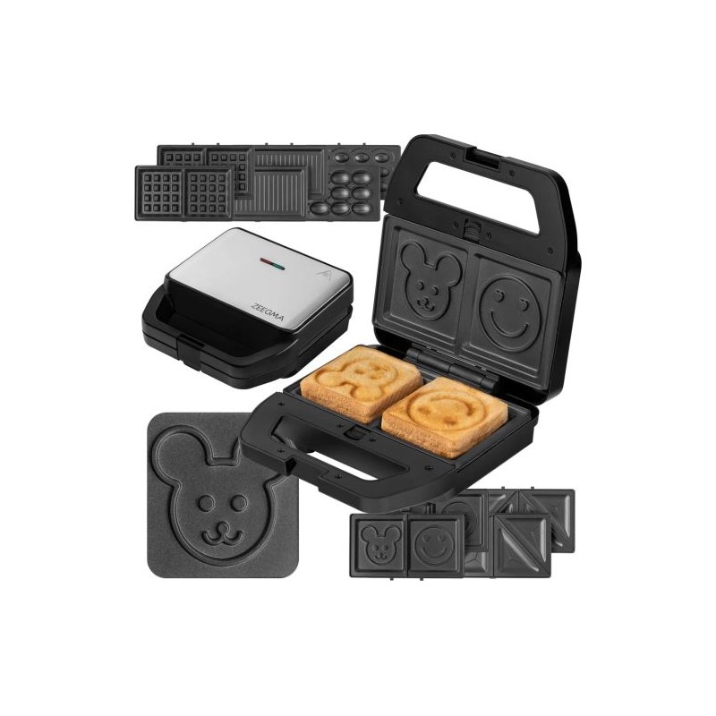 ZEEGMA ZE-ROTEE CHEF MULTI Sandwich maker 5in1 800W ZEEGMA ZE-ROTEE CHEF MULTI Sandwich maker 5in1 800W