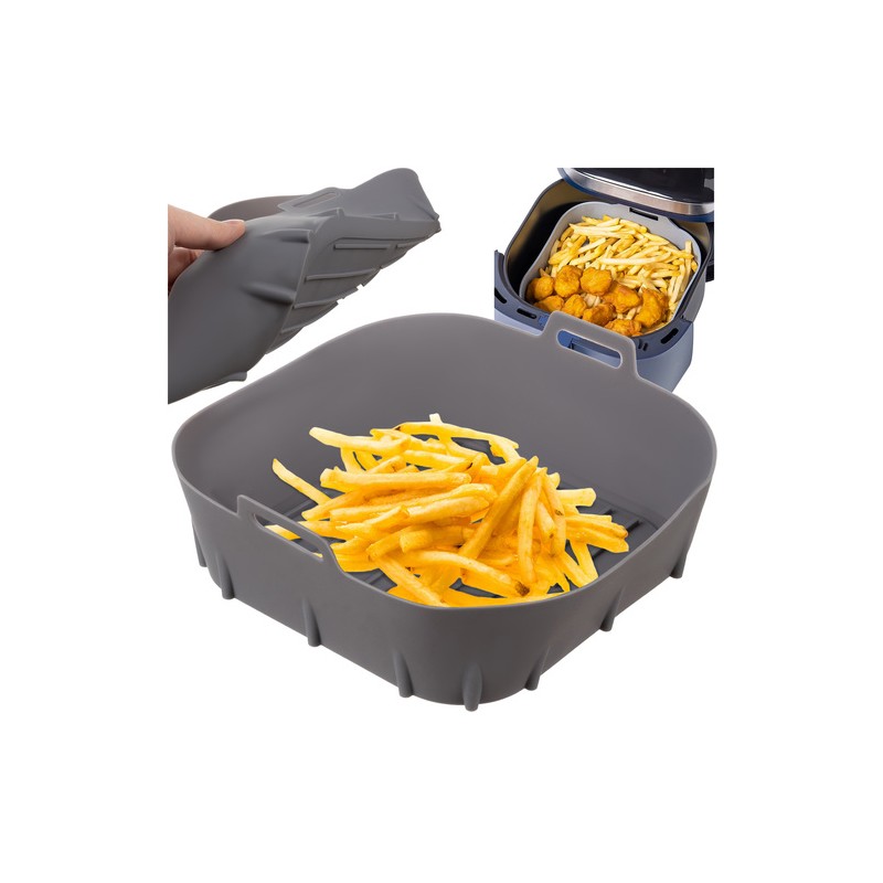 Ruhhy (5464) Silicone baking dish for hot air fryer 20x20cm Ruhhy (5464) Silicone baking dish for hot air fryer 20x20cm