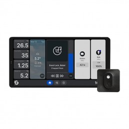 Podwójny panel sterowania Shelly Wall Display X2 WiFi-BLU (czarny) + BLU H -