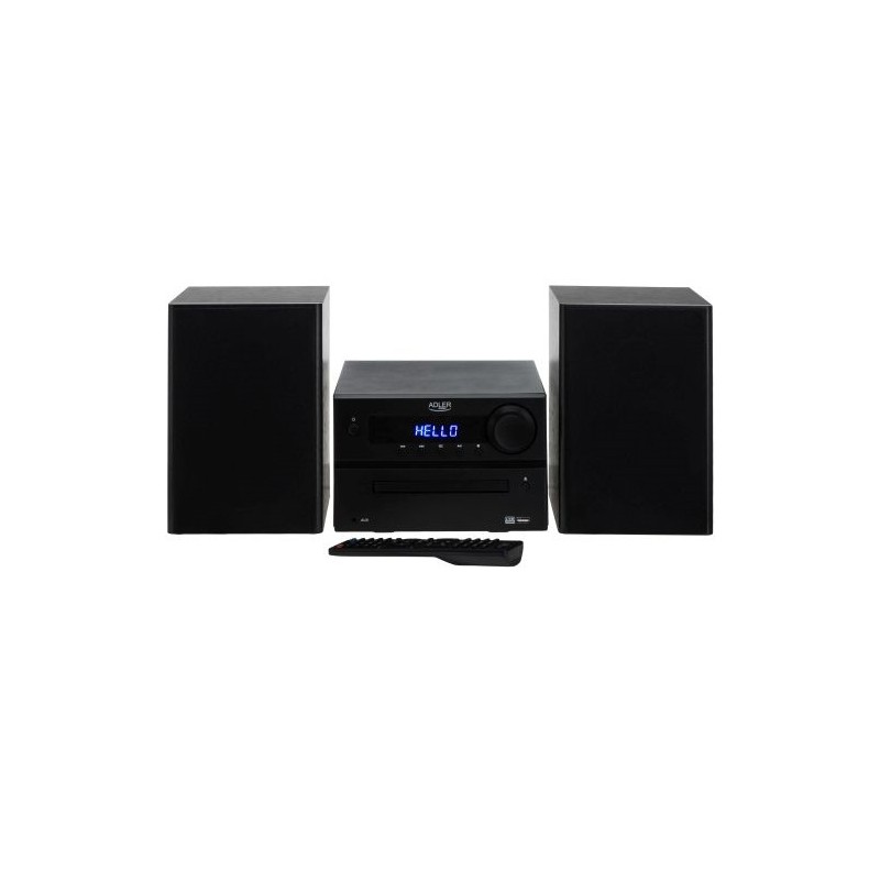 Adler AD 1917 Mini Hi-Fi Stereo System with Bluetooth - CD - USB - FM Radio Adler AD 1917 Mini Hi-Fi Stereo System with Bluetooth - CD - USB - FM Radio