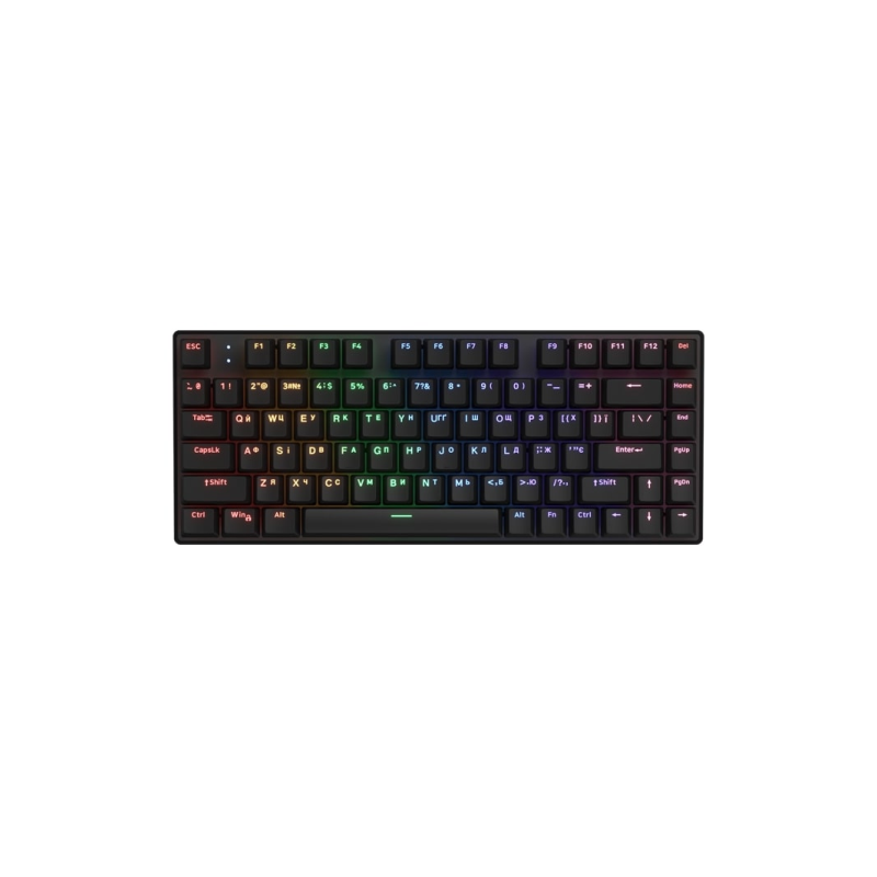 Hator HTK275UA Icefall Mecha Rainbow 82 Wireless gaming keyboard ENG-UA-RU
