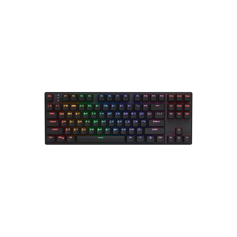 Hator HTK287UA Icefall Mecha Rainbow 87 Wireless gaming keyboard ENG-UA-RU Hator HTK287UA Icefall Mecha Rainbow 87 Wireless gaming keyboard ENG-UA-RU