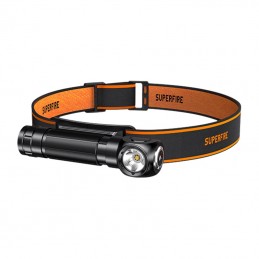 Latarka czołowa Superfire TH04-S,1000lmm USB-C