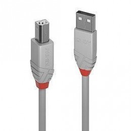 CABLE USB2 A-B 0.5M/ANTHRA...