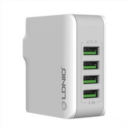 Wall charger LDNIO 4403, 4x...