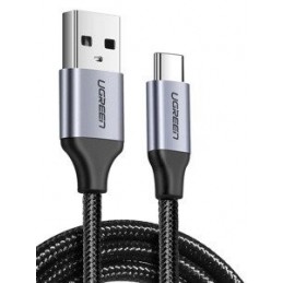 Nickel-plated USB-C cable...