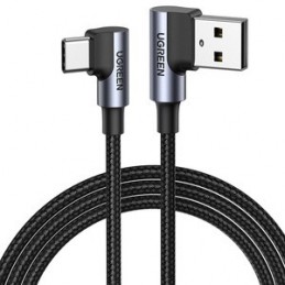 USB-C į USB-A 2.0 kampinis...