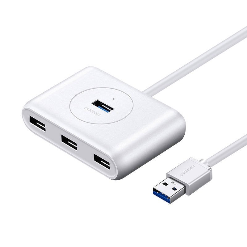 HUB 4in1 UGREEN USB 3.0 0.5m (white)