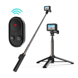 Selfie stick Telesin for smartphones and sport cameras with BT remote controller (TE-RCSS-001)
