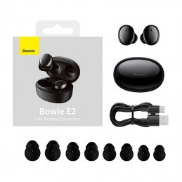 Earphones TWS Baseus Bowie E2 (black)