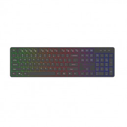 Wireless Slim Keyboard Delux SK800GL 2.4G Silent RGB