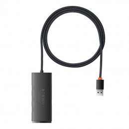 Hub 4in1 Baseus Lite Series USB to 4x USB 3.0, 1m (Black)