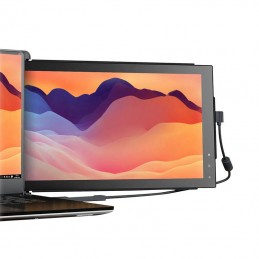 Portable Laptop Monitor  Mobile Pixels Trio Max Metallic Black 14.1"