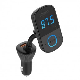 FM transmitter LDNIO C705Q with Bluetooth, 2x USB + USB-C (black)