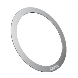 Baseus Halo Magnetic Ring for phones, , MagSafe (Silver)