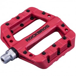 Bicycle pedals, platform, nylon Rockbros 2017-12CRD (red)