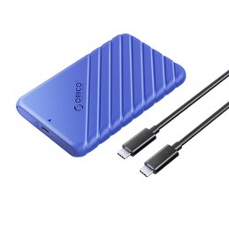 Orico 2.5' HDD / SSD Enclosure, 6 Gbps, USB-C 3.1 Gen1 (Blue)