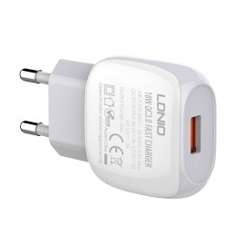 Wall charger LDNIO  A1306Q 18W +  USB-C cable